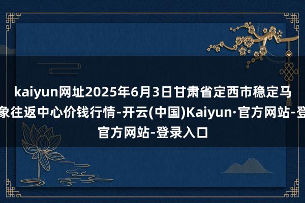 kaiyun网址2025年6月3日甘肃省定西市稳定马铃薯抽象往返中心价钱行情-开云(中国)Kaiyun·官方网站-登录入口